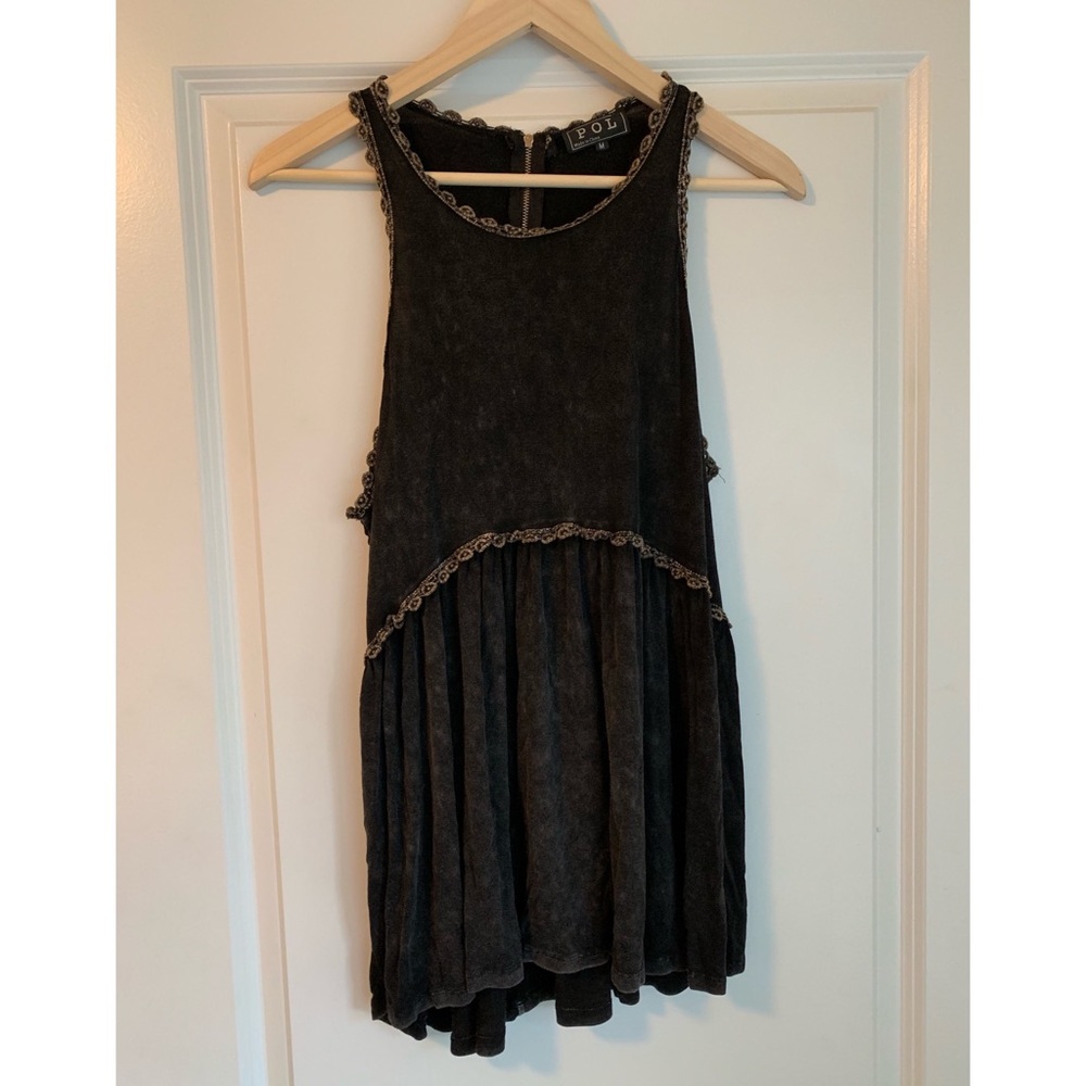 Rustic (meant to look worn) black Razor back shirt